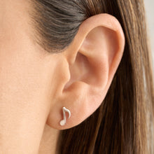 Load image into Gallery viewer, Sterling Silver Music Stud Gift Set