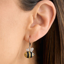 Load image into Gallery viewer, Leverback Sand Bee Earrings