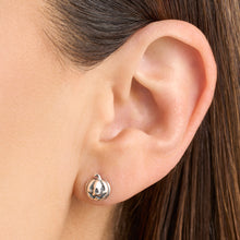 Load image into Gallery viewer, Sterling Silver Jack-o&#39;-Lantern Studs
