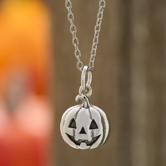 Vintage Jack-o'-Lantern Necklace
