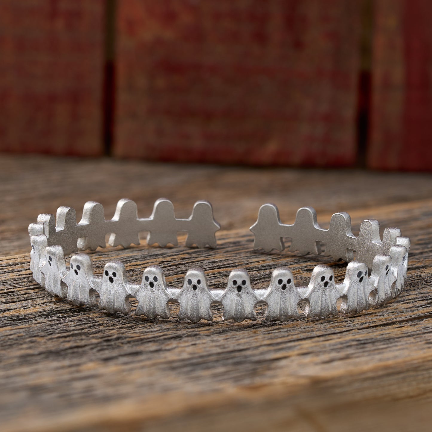 Spooky Ghost Ring and Cuff Gift Set