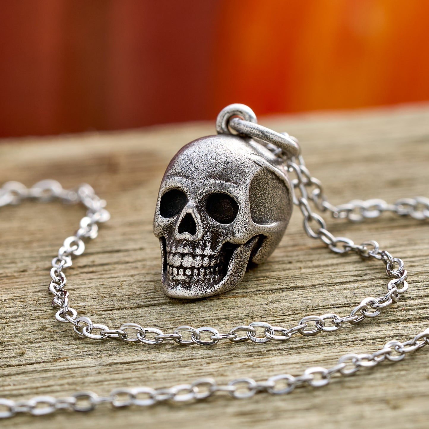 Vintage Skull Necklace