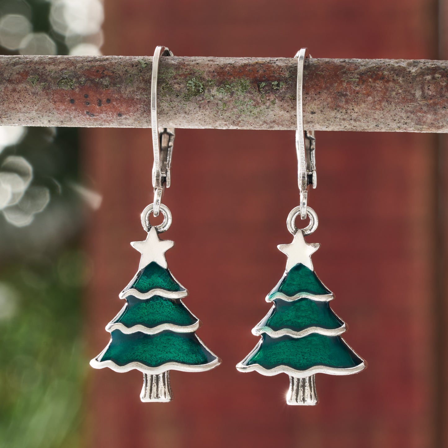Enamel Christmas Tree Gift Set
