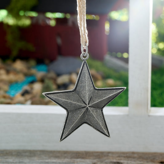 Vintage Barn Star Ornament
