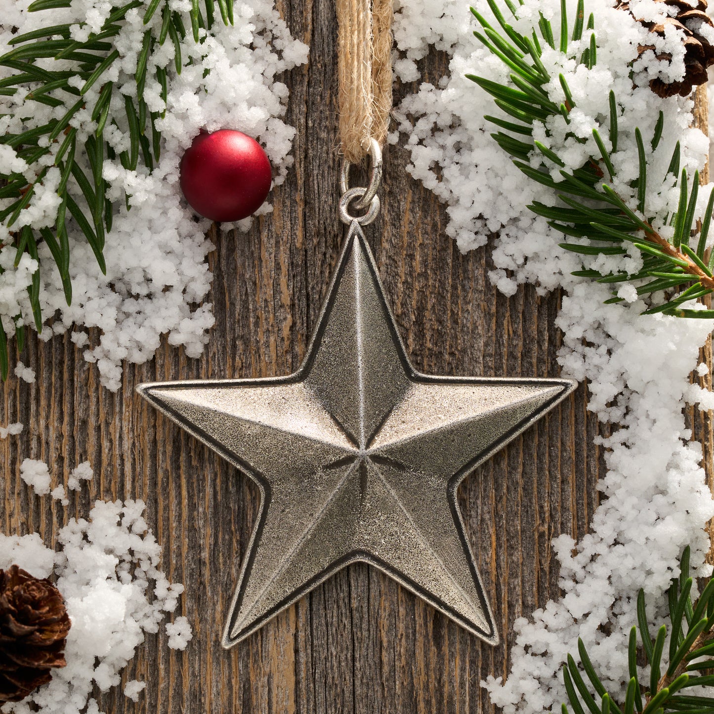 Vintage Barn Star Ornament
