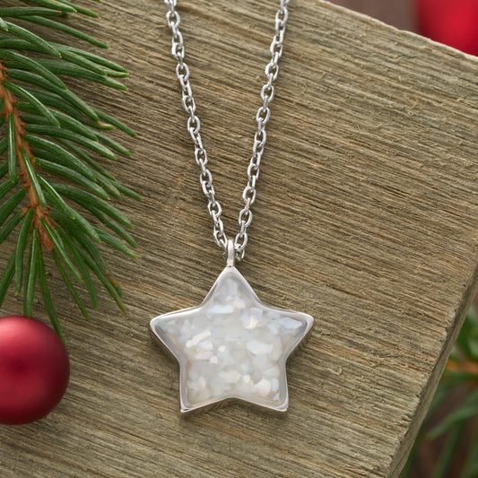 Mother of Pearl Star Necklace