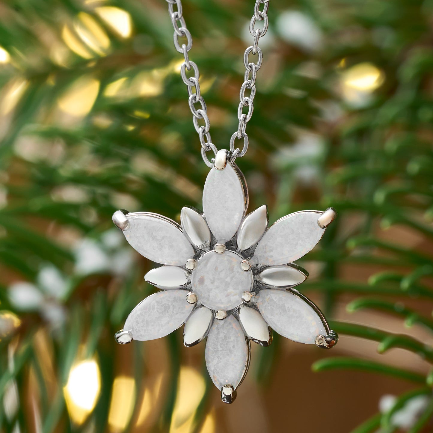 Dainty Opal Snowflake Gift Set with Studs (2025)