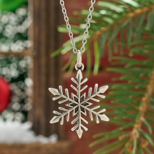 Delicate Snowflake Necklace