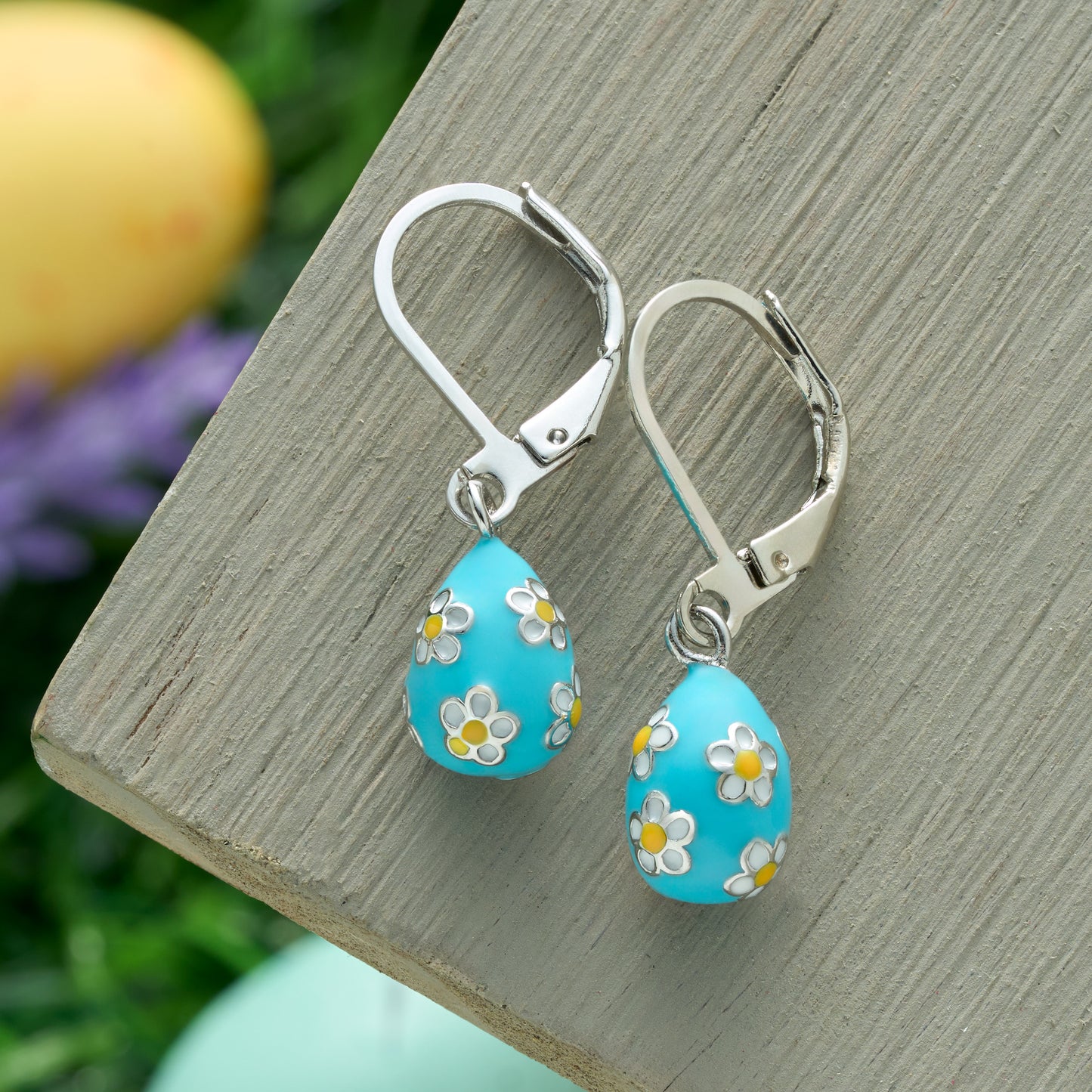 Blue Daisy Easter Egg Gift Set