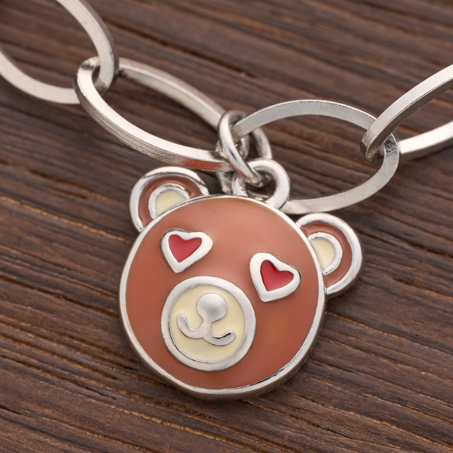 Teddy Bear Emotion Charm Bracelet