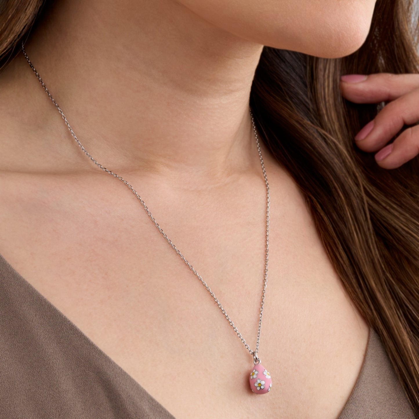 Pink Daisy Easter Egg Gift Set