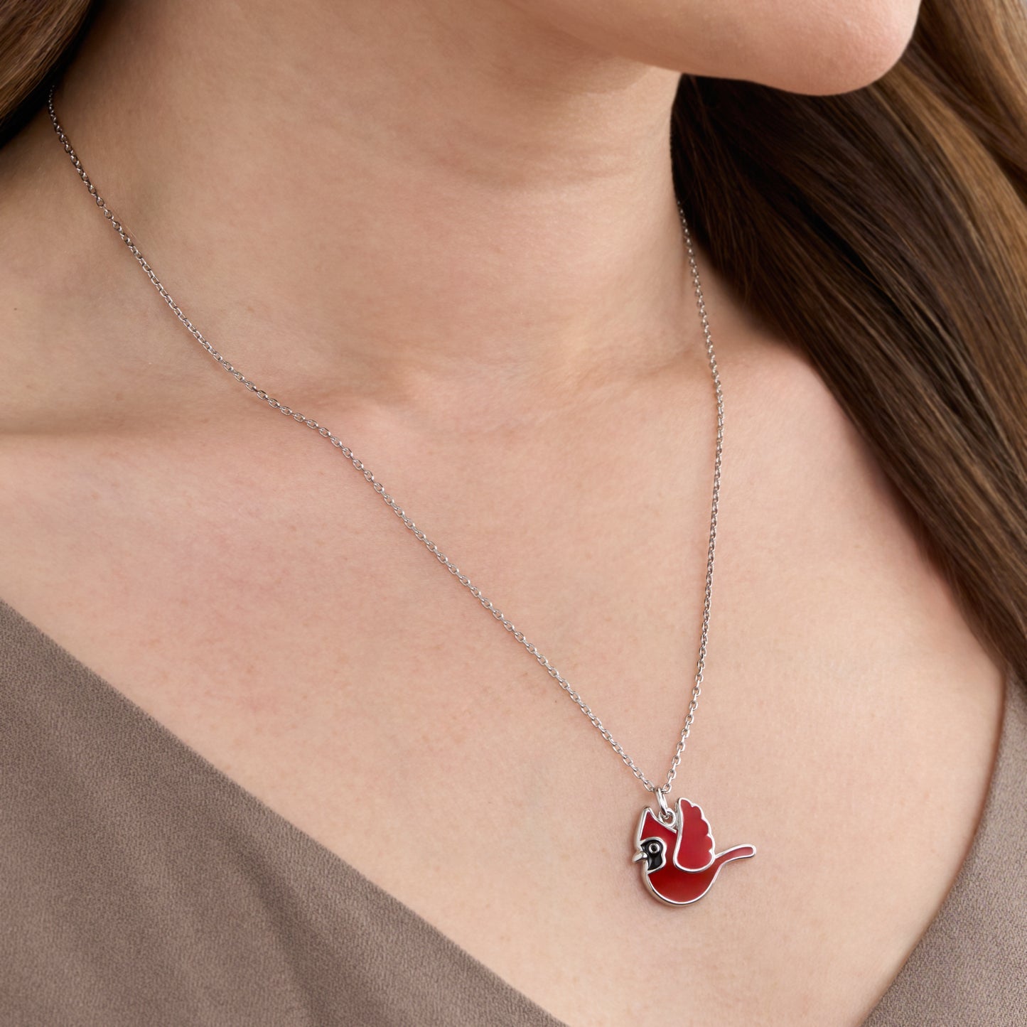 Flying Enamel Cardinal Gift Set