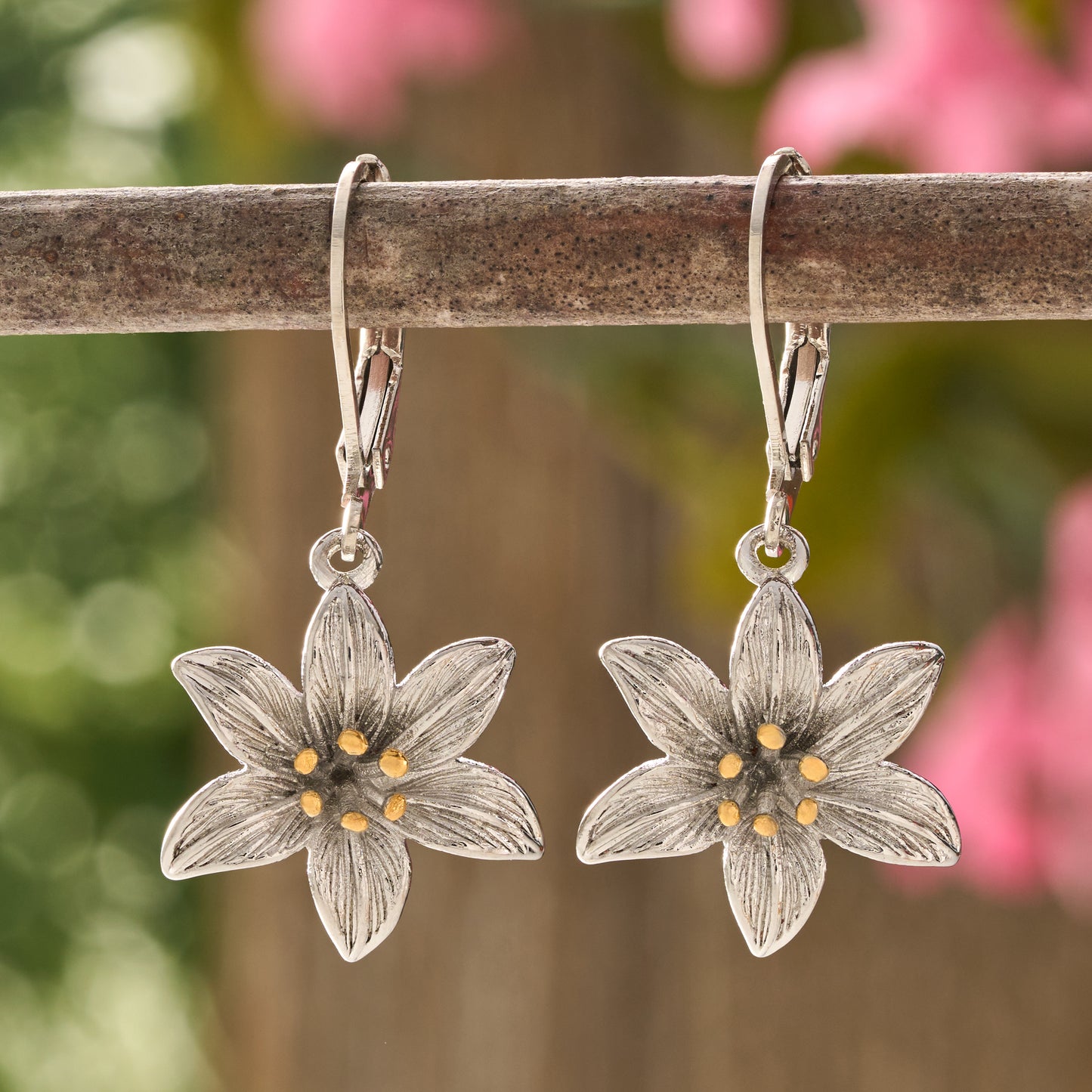 Leverback Lily Earrings