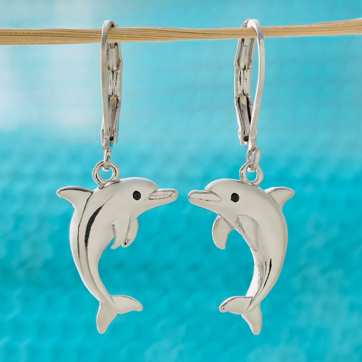 Dolphin Leverback Earrings