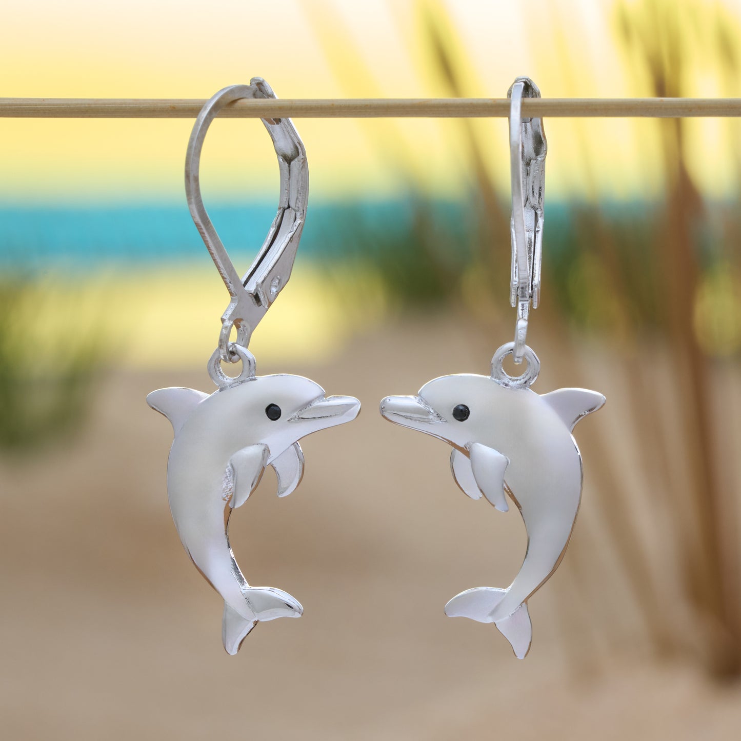 Dolphin Leverback Earrings