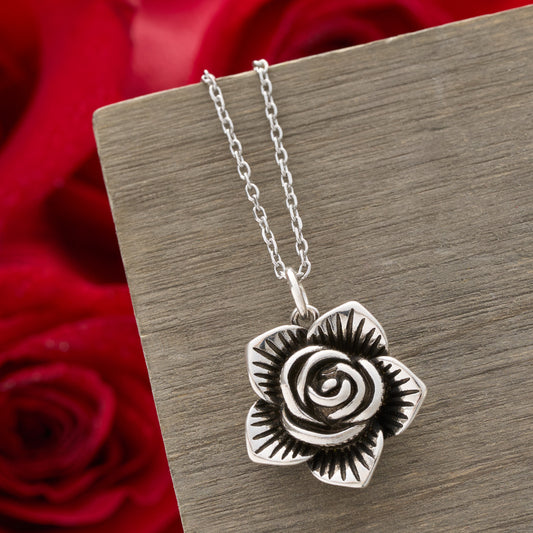 Vintage Rose Necklace