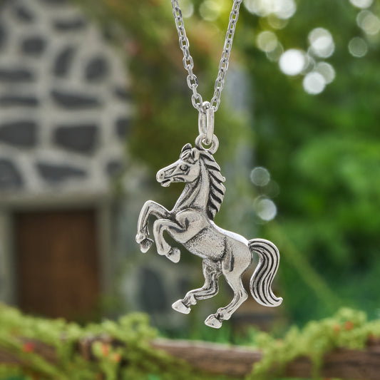 Vintage Horse Necklace