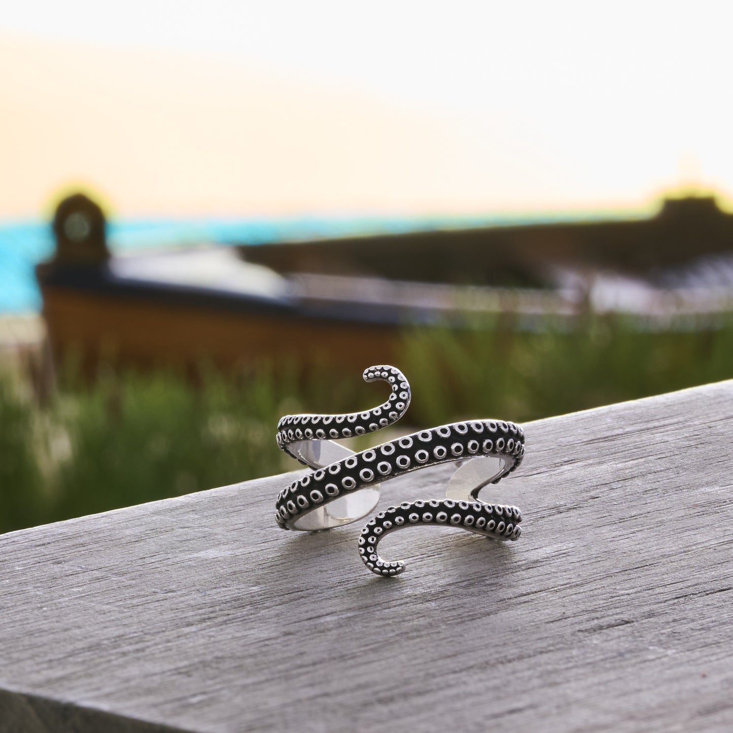 Octopus Tentacle Cuff & Ring Gift Set