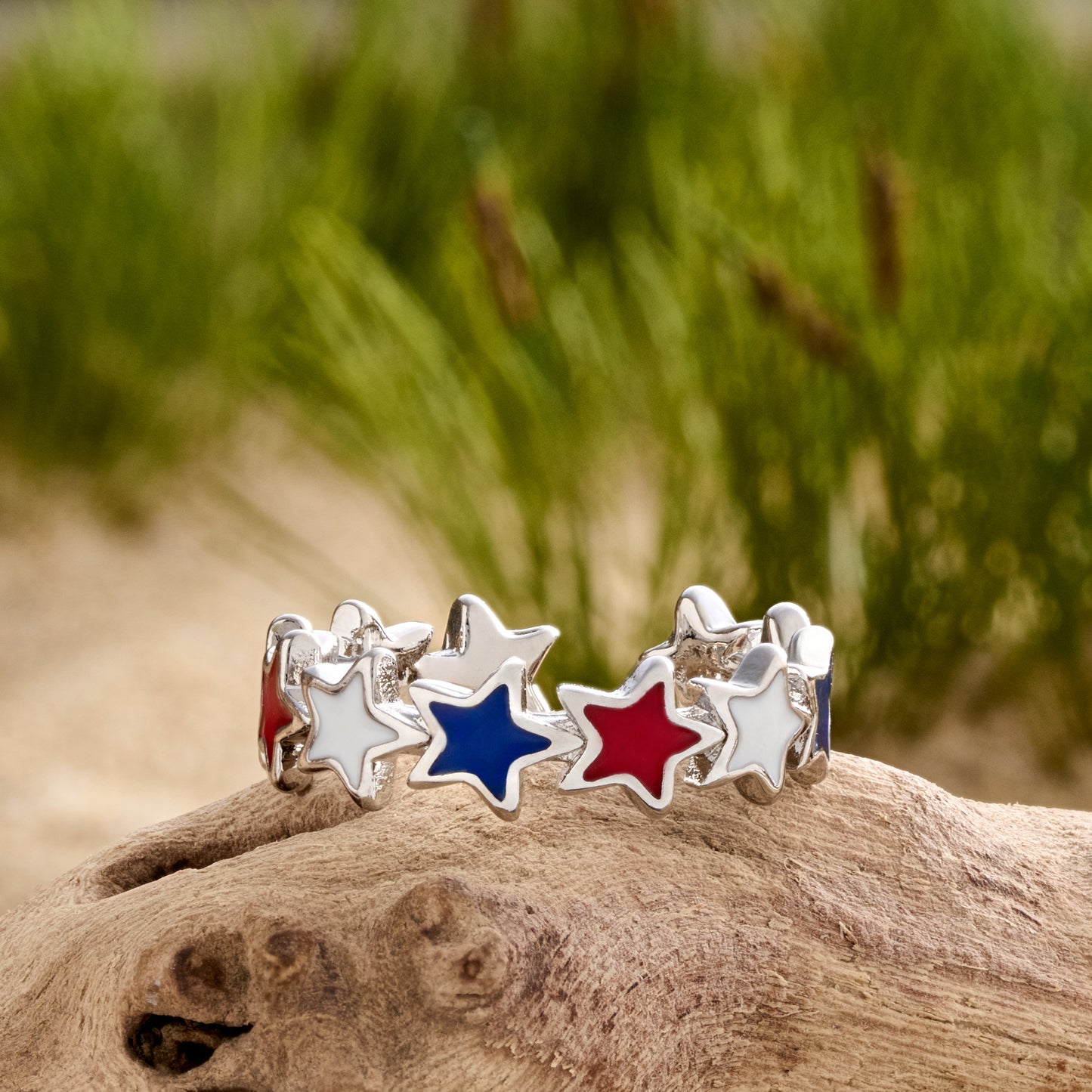 Red White Blue Americana Ring Gift Set