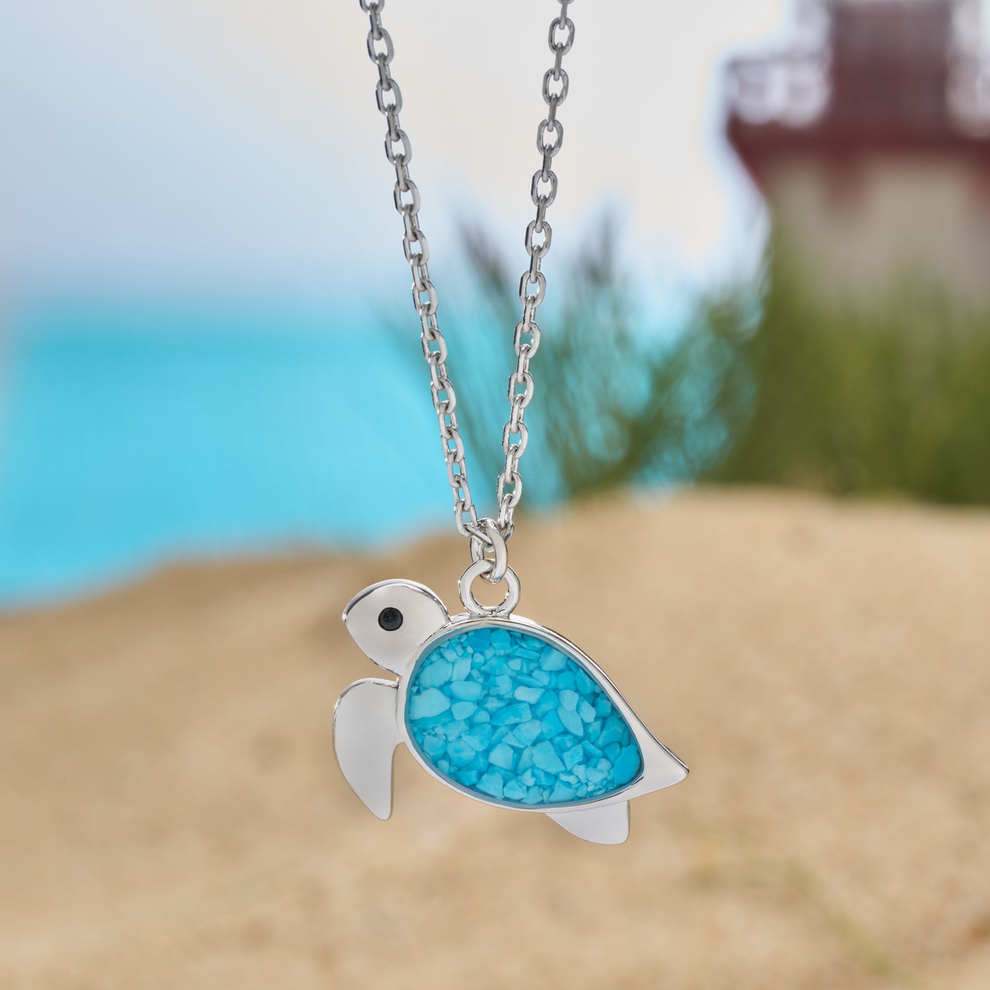 Turquoise Sea Turtle Necklace