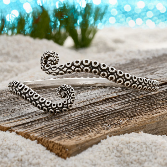 Octopus Tentacle Cuff Bracelet