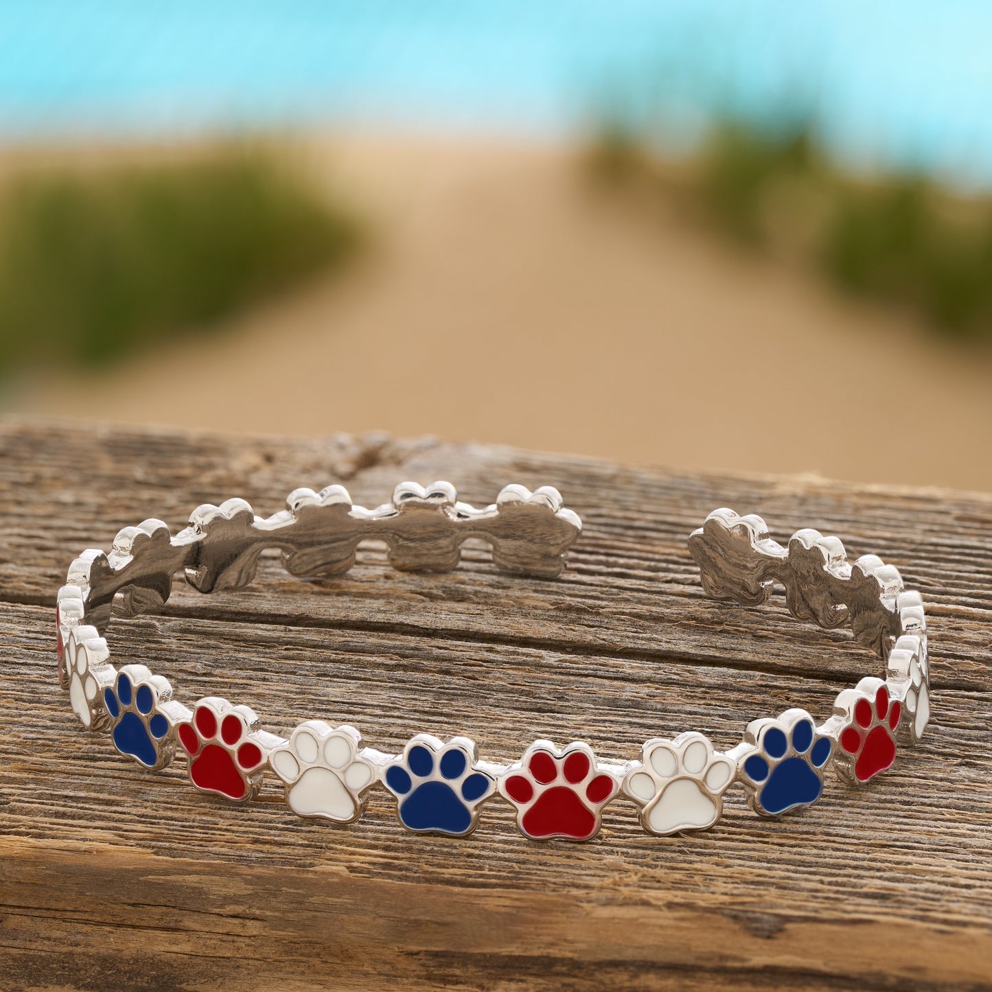 Red White Blue Americana Bracelet Gift Set