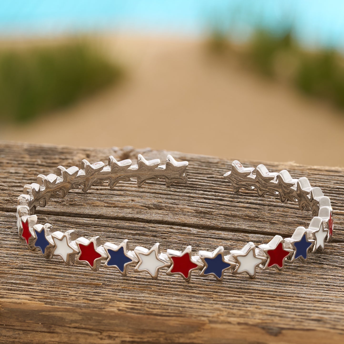 Red White Blue Americana Bracelet Gift Set