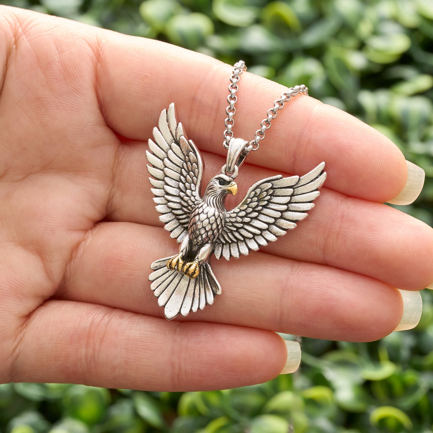 Soaring Bald Eagle Necklace