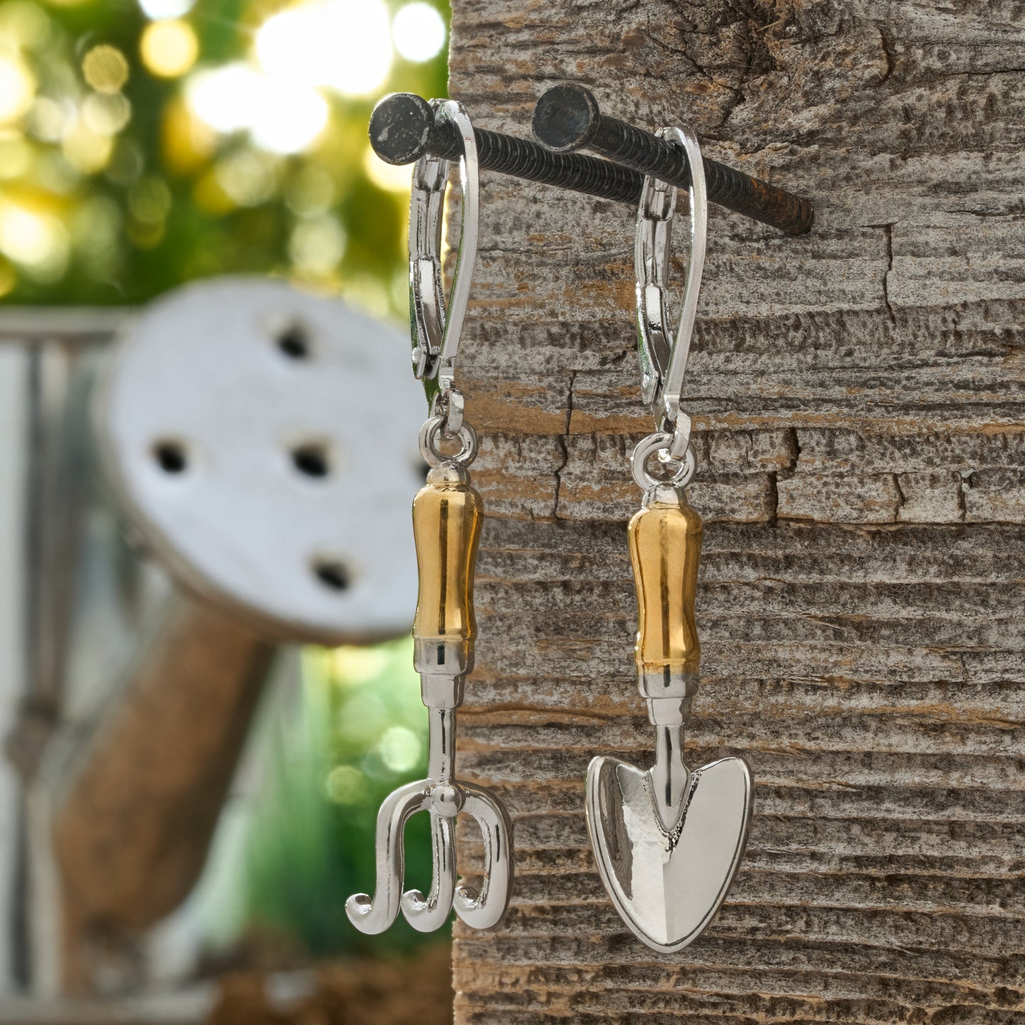 Garden Tool Leverback Earrings