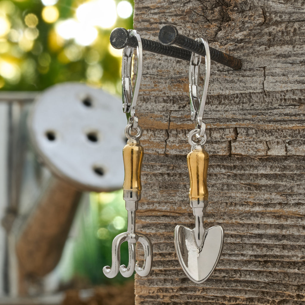 Garden Tool Leverback Earrings