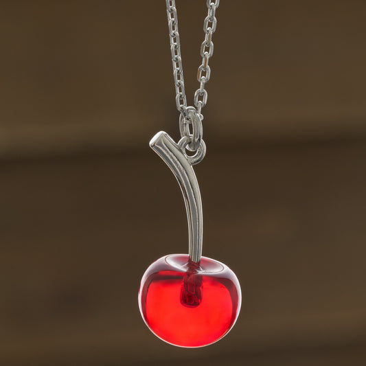 Red Cherry Necklace