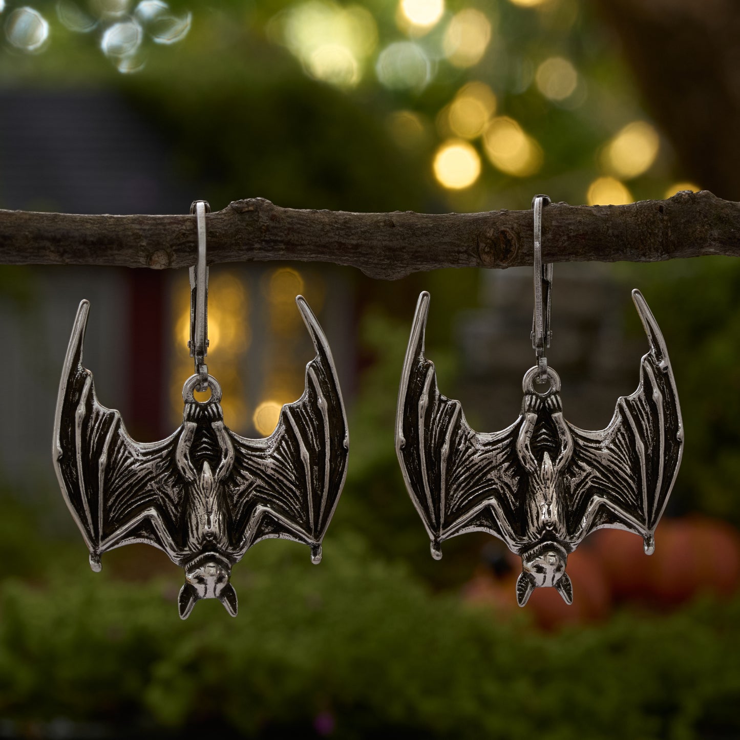 Vintage Bat Earrings Gift Set