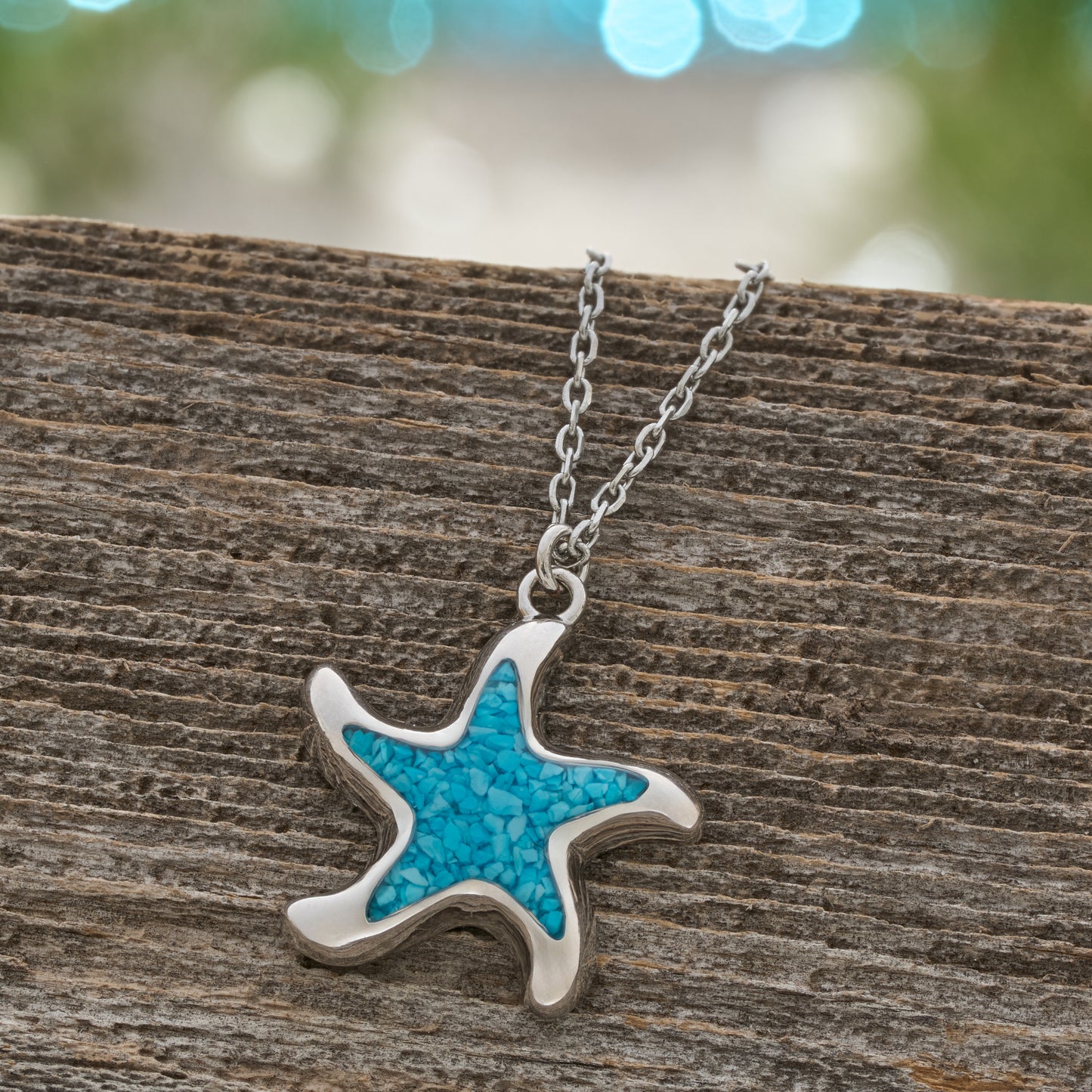 Turquoise Starfish Necklace