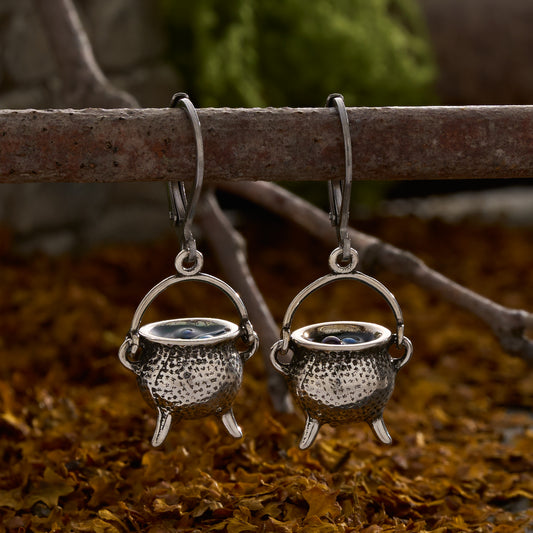 Witch's Cauldron Leverback Earrings