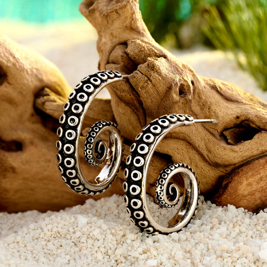 Octopus Tentacle Earrings