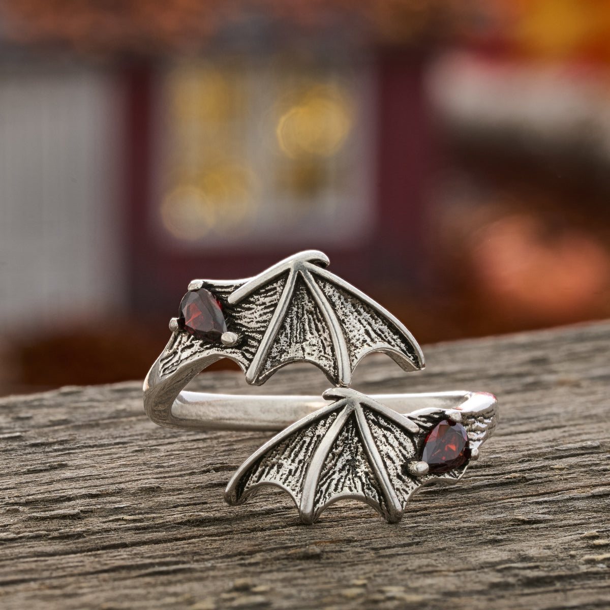 Vintage Bat Wing Open Ring