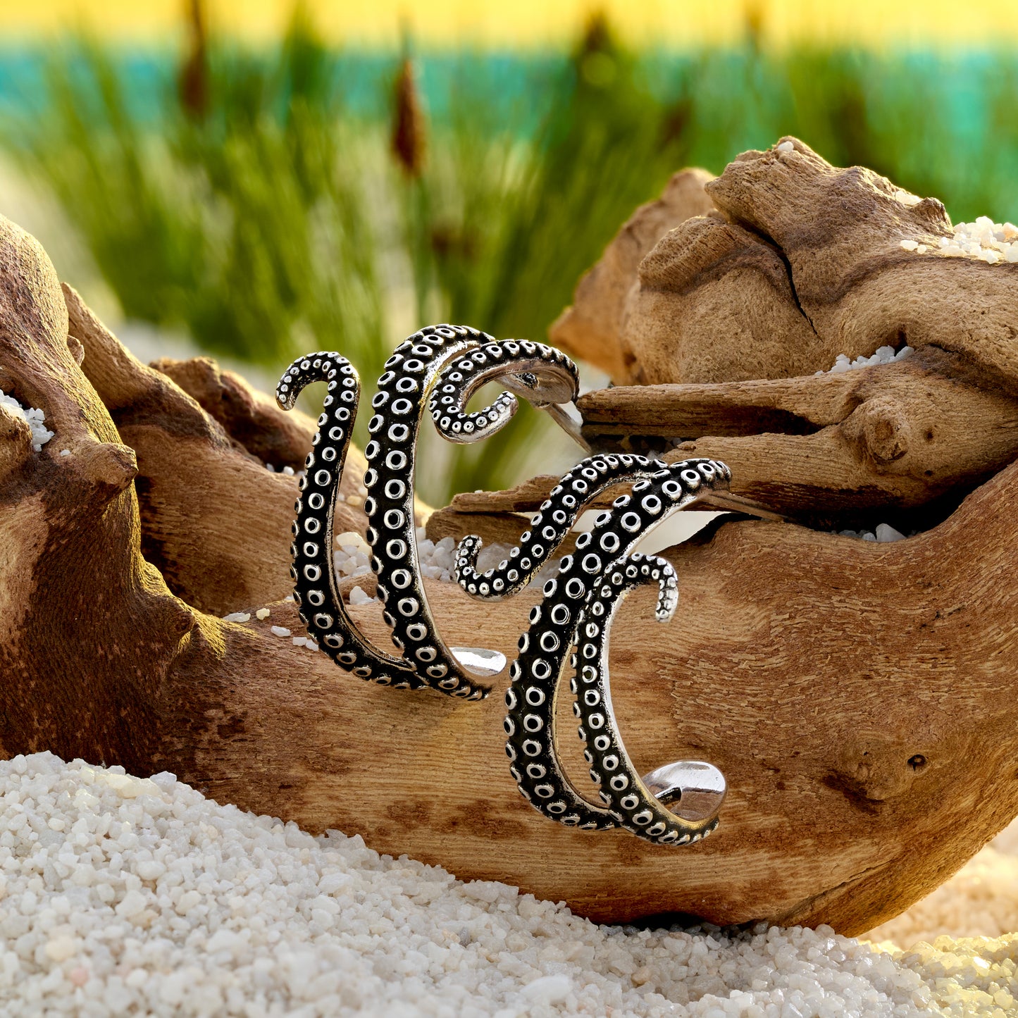 Octopus Tentacle Studs