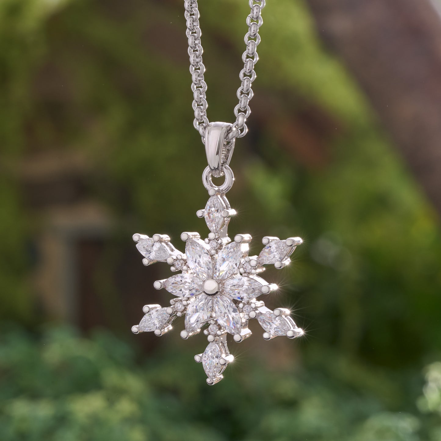 Crystal Snowflake Necklace