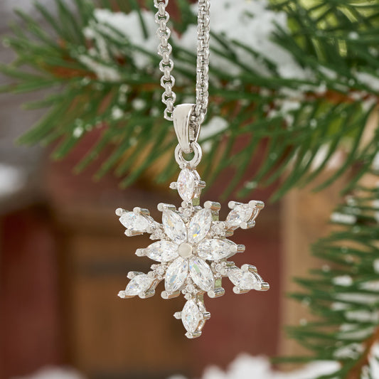 Crystal Snowflake Necklace