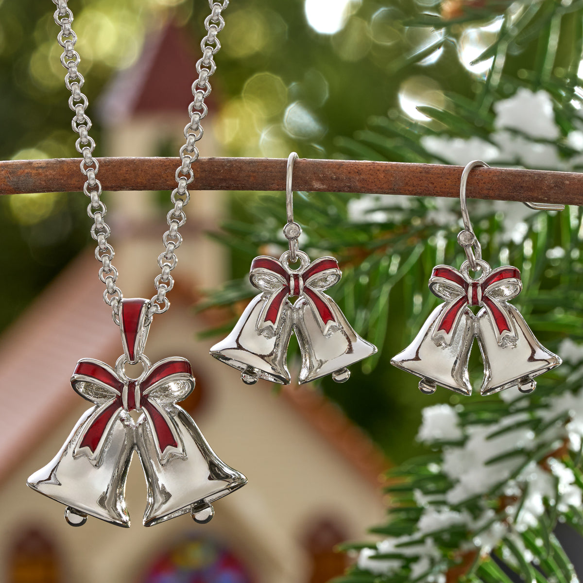 Christmas Bell Gift Set (French Hooks)