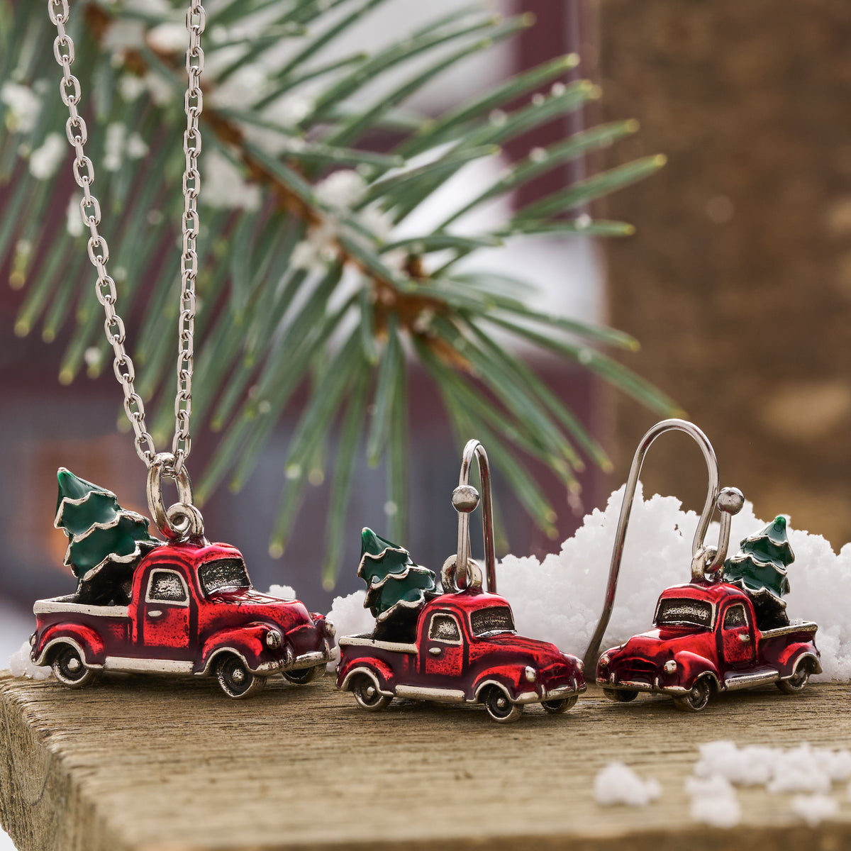 Christmas Tree Truck Gift Set (French Hooks)