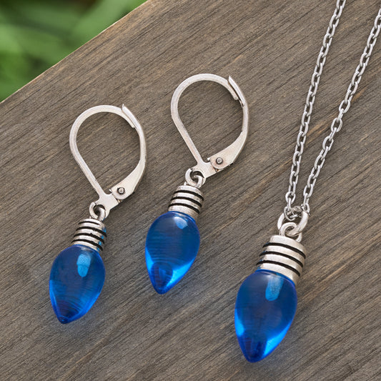 Blue Christmas Light Gift Set