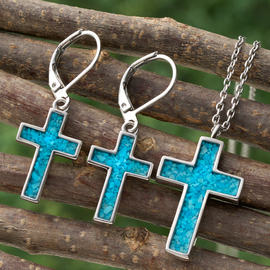 Turquoise Cross Gift Set