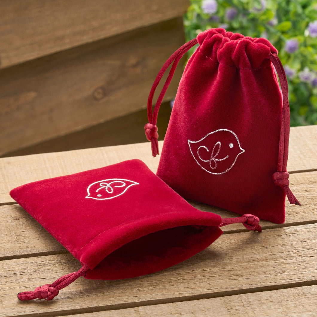 Limited Edition Red Velvet Jewelry Bag