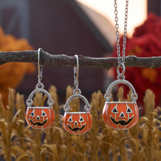 Jack-o'-Lantern Pail Gift Set (Leverbacks)