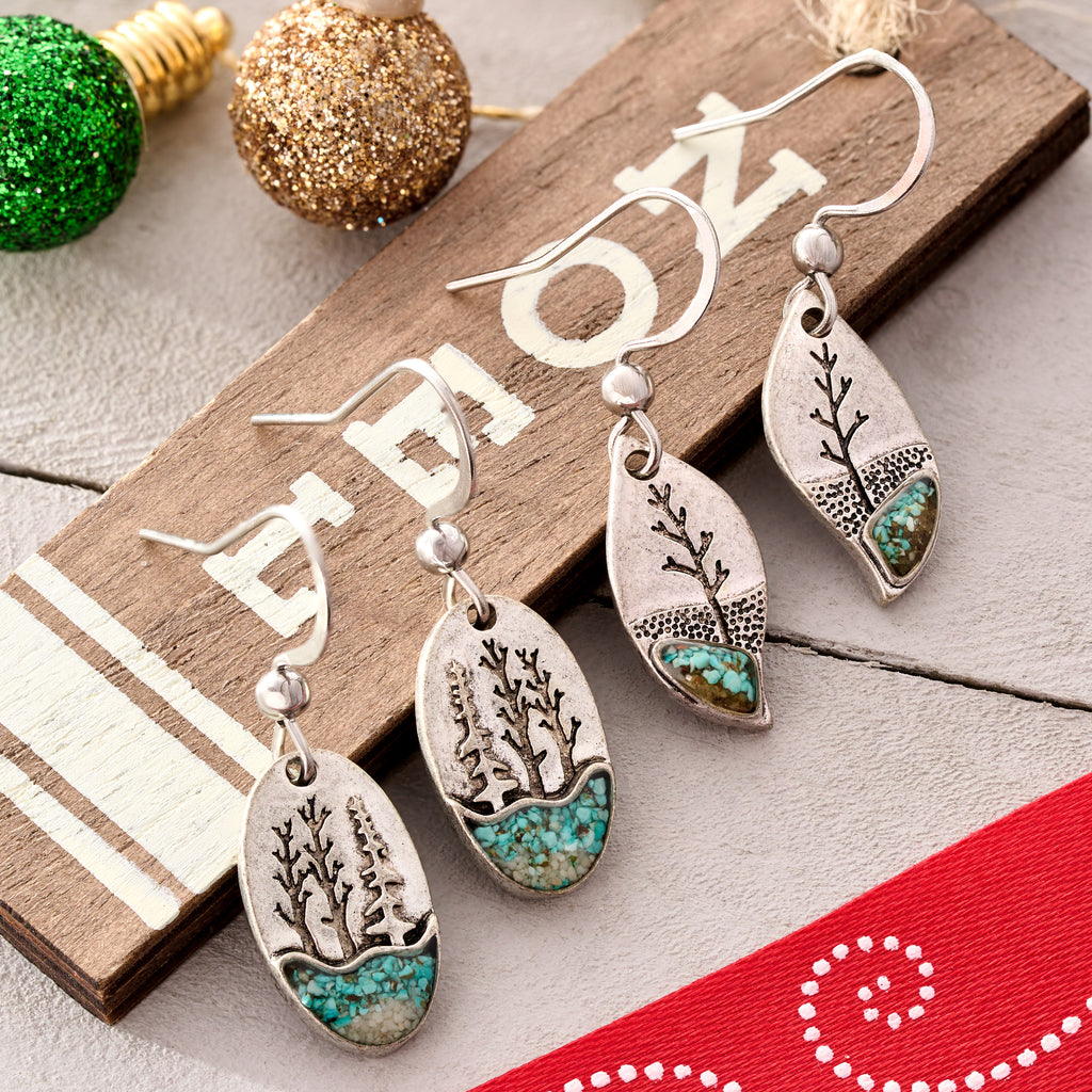 Landscapes Earrings Duo