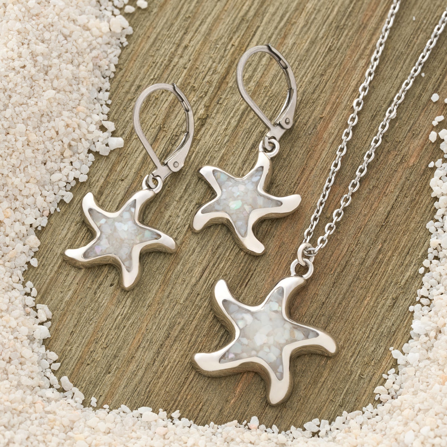 Mother of Pearl Starfish Gift Set