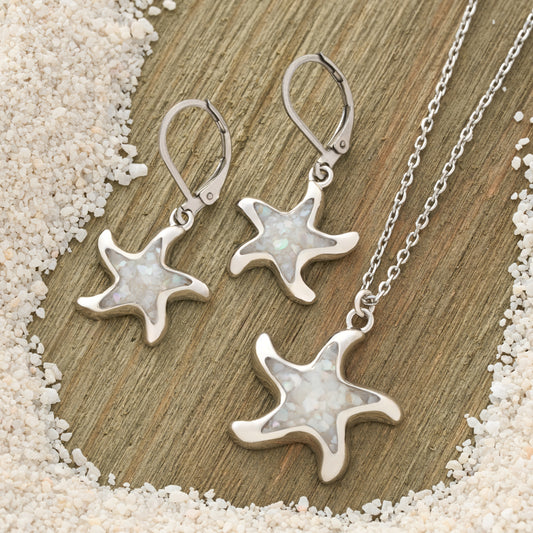 Mother of Pearl Starfish Gift Set