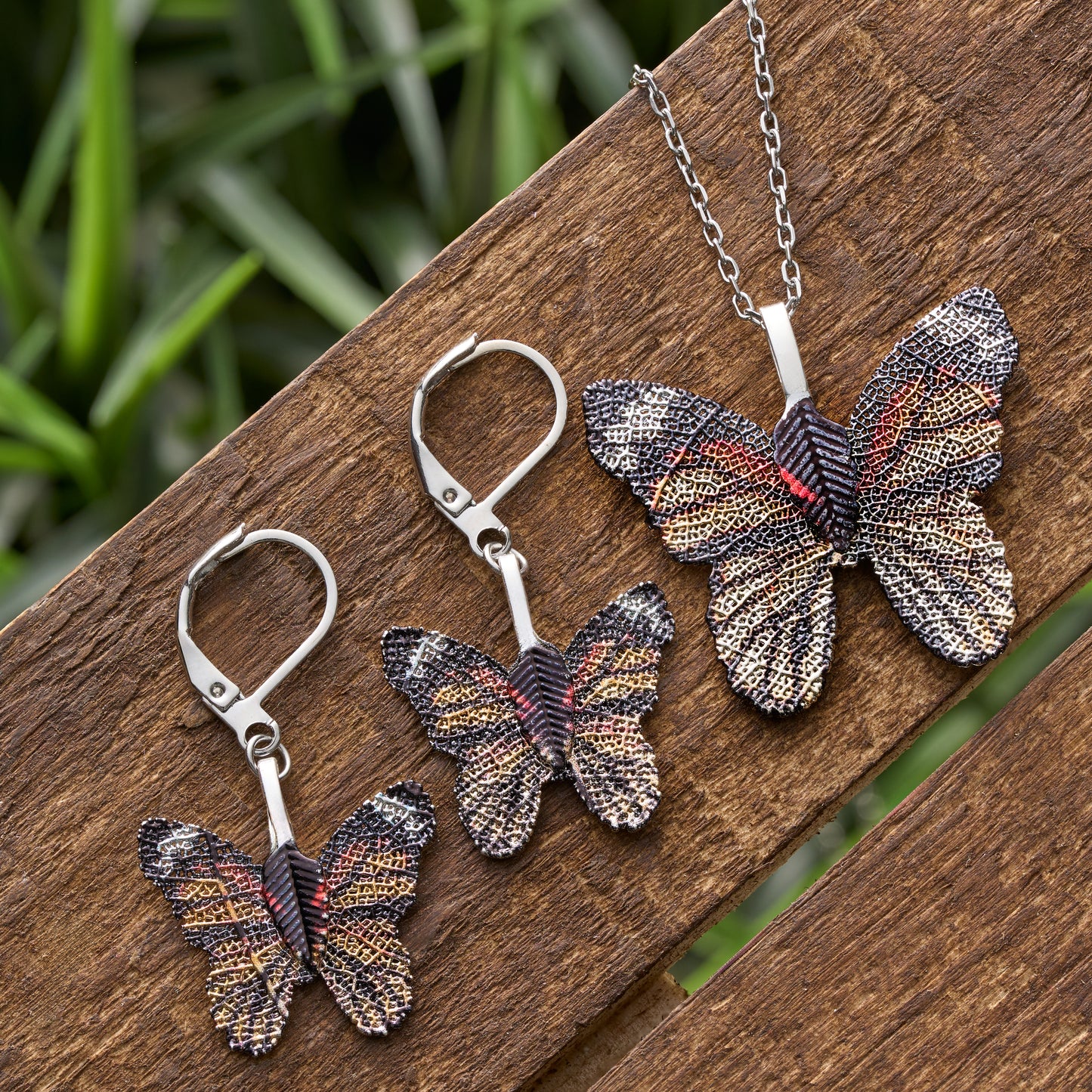 Leaf Vein Monarch Butterfly Gift Set