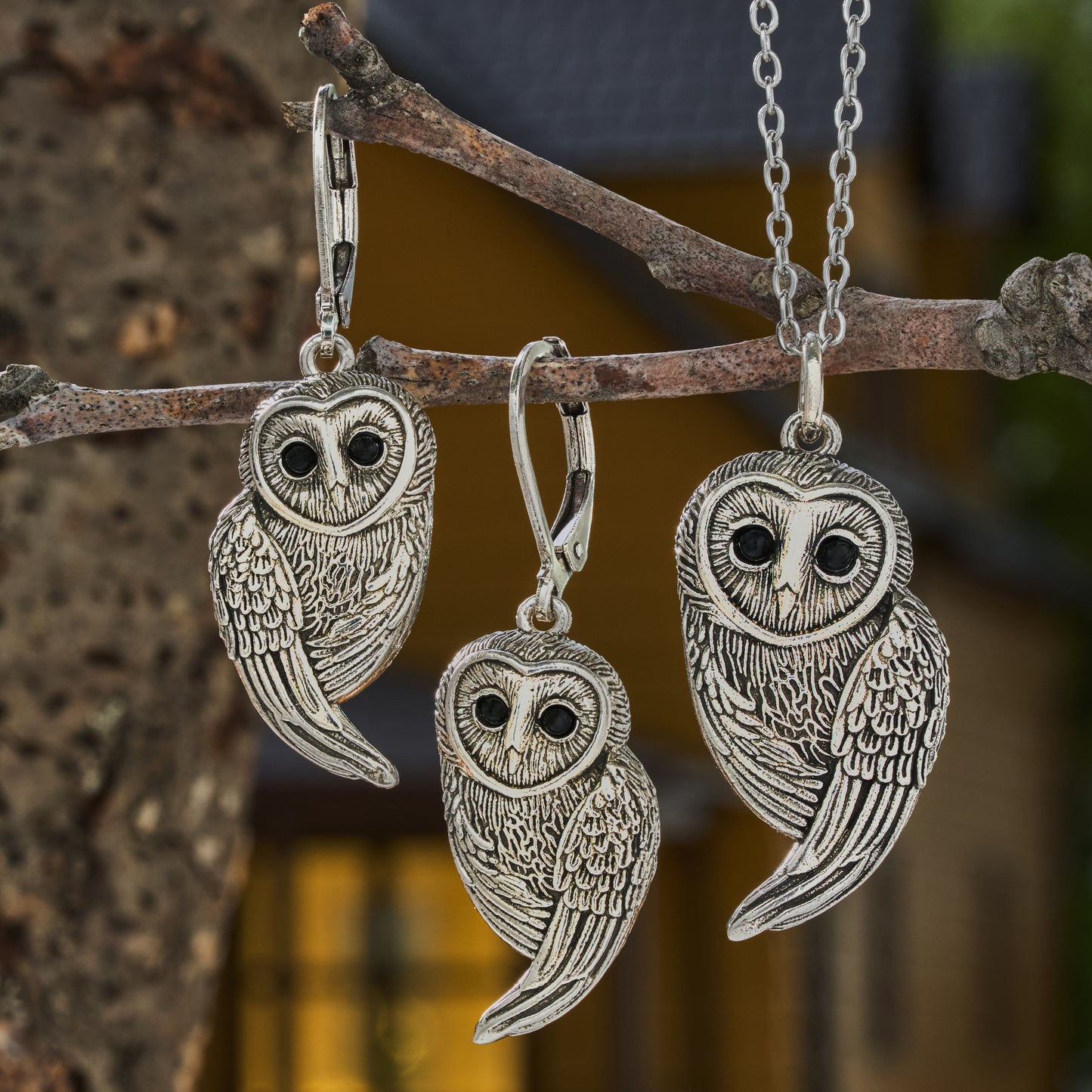 Vintage Barn Owl Gift Set